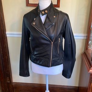 Robert Graham Leather Moto Jacket